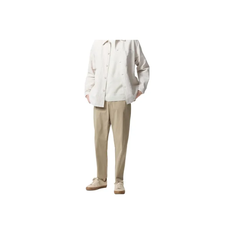 UNIQLO Casual Pants Men's Dark Beige-0