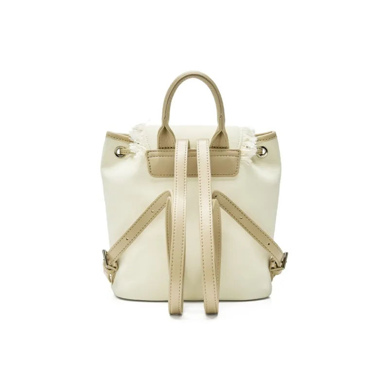 JOSINY Synthetic Leather Backpack Women's Ecru-3