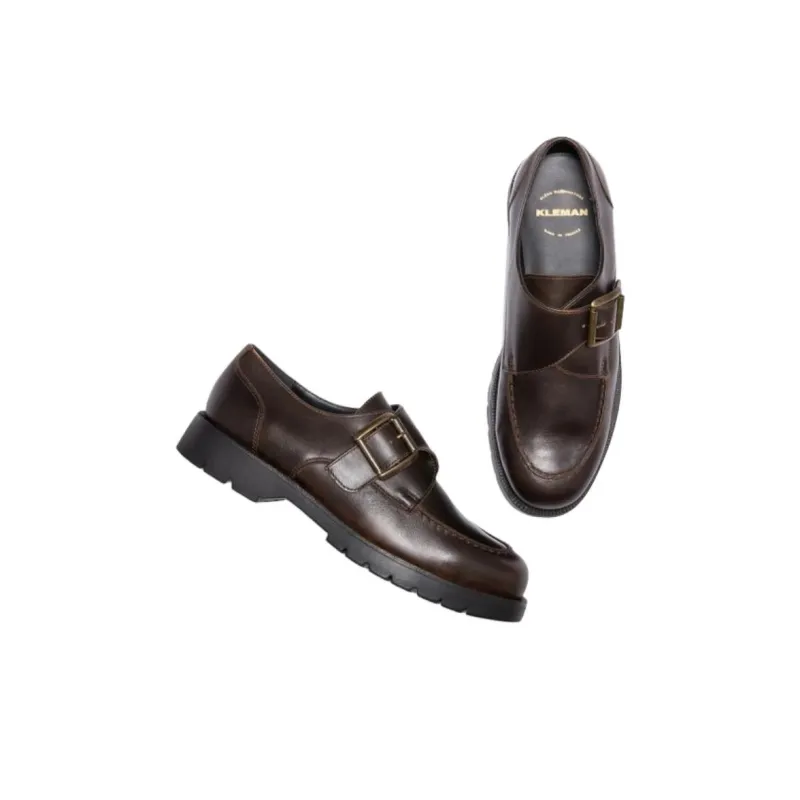 KLEMAN CLEON MANUFACTURE MARECHAL MD Low Top Casual Shoes Unisex Brown-4