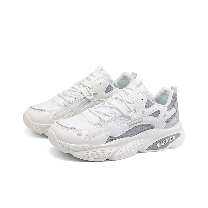 Warrior Abrasion Resistant Lightweight Height Increasing Low Top Chunky Sneakers Men's-3