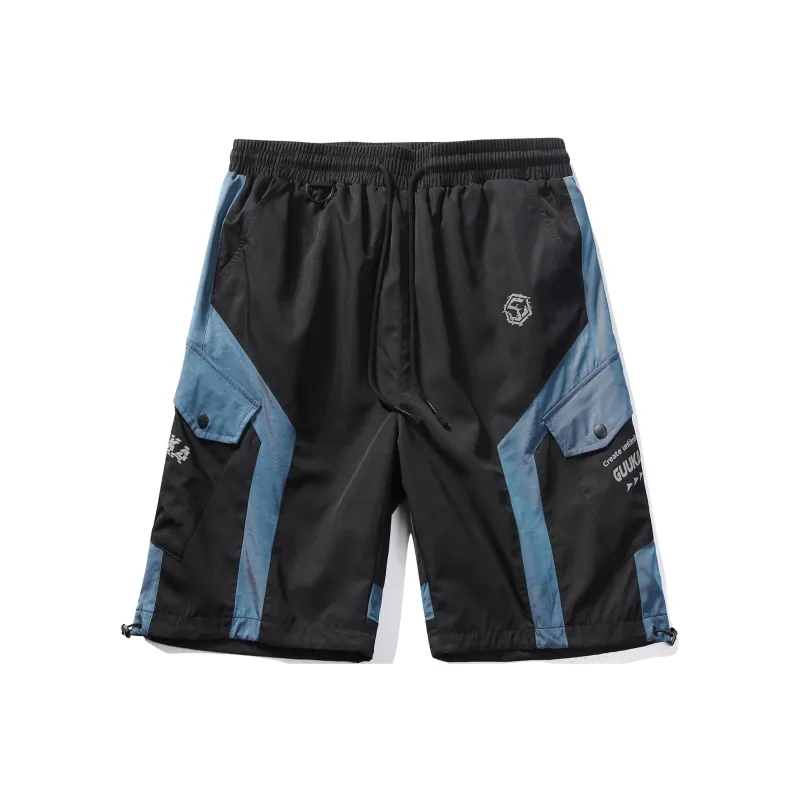 Guuka Casual Shorts Unisex Black-0