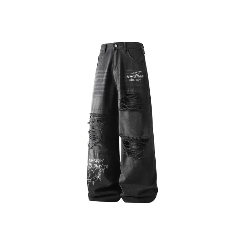 Qnxeey Jeans Unisex-0