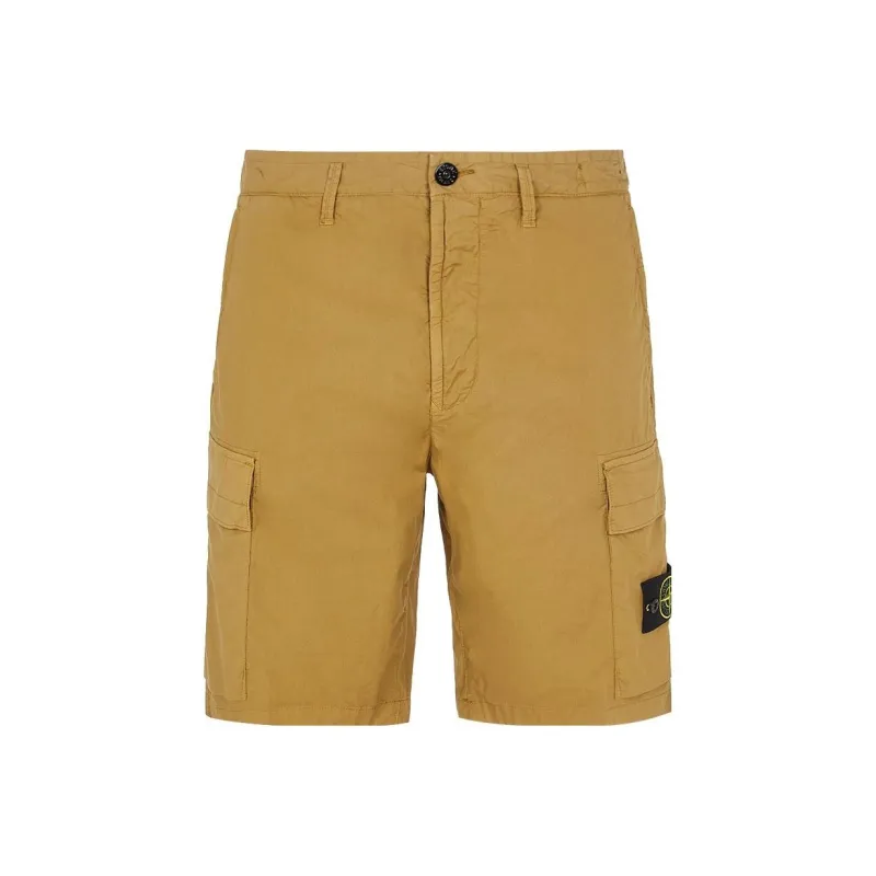 STONE ISLAND Side Logo patch Bermuda Shorts-0