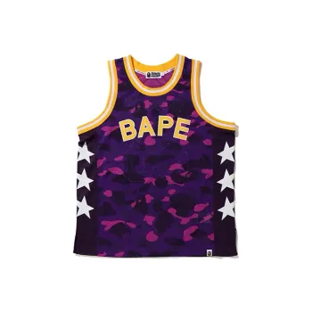 A BATHING APE Color Camo Basketball Tank Top SS20