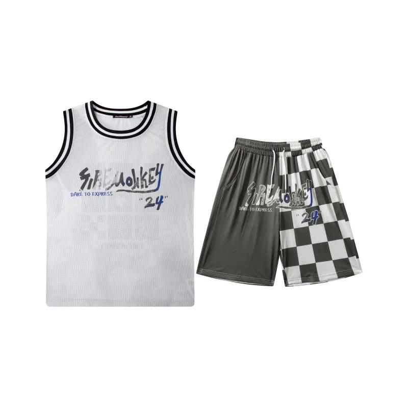 FireMonkey Basketball Suit Unisex Gray-0