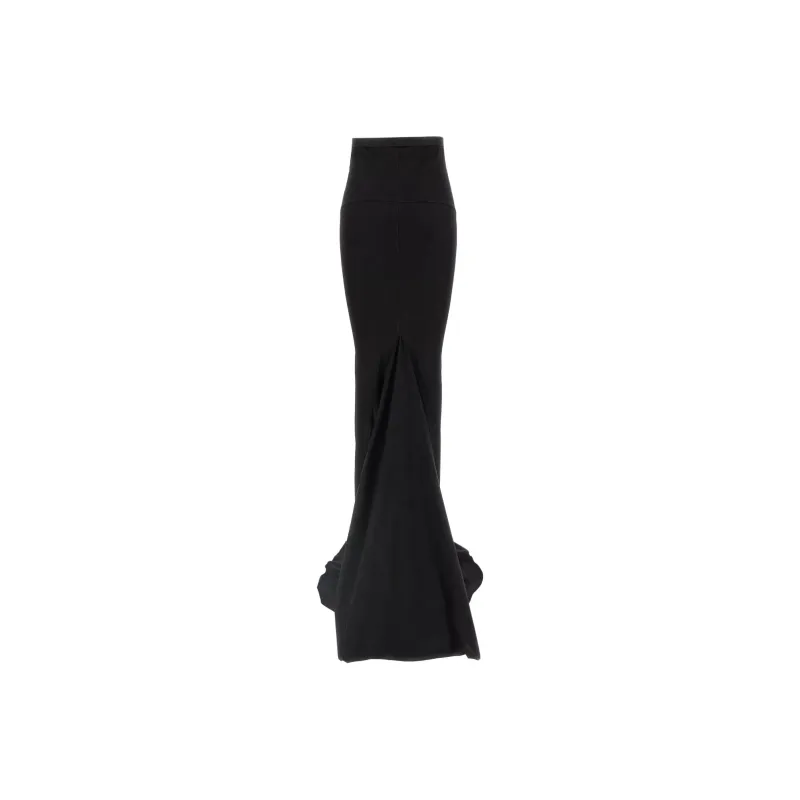 RICK OWENS/RO Casual Long Skirt Women's Black-1