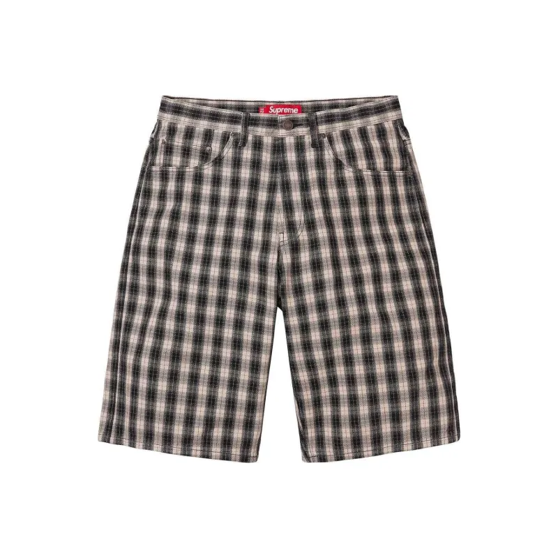 Supreme Plaid Baggy Short-0