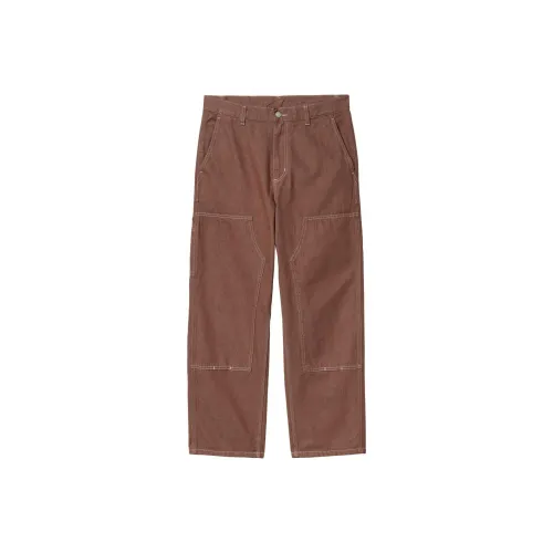 Carhartt WIP Midland Double Knee Pant Jeans Men's Brown Red