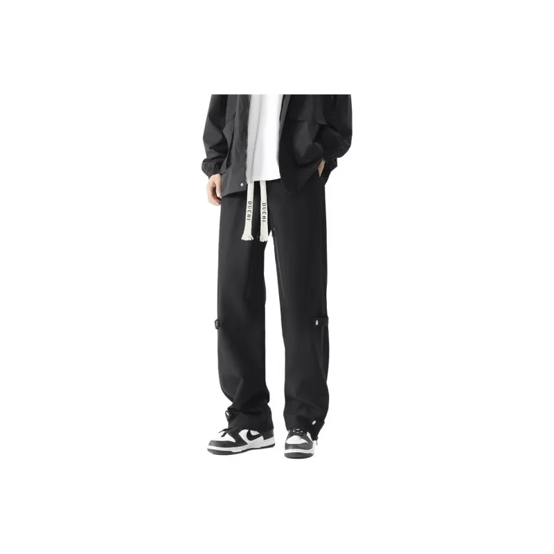 Go It Alone Casual Pants Unisex Black-0