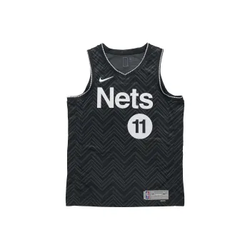 Nike X NBA Kyrie Irving Brooklyn Nets Earned Edition Men's Swingman Jersey SW Black