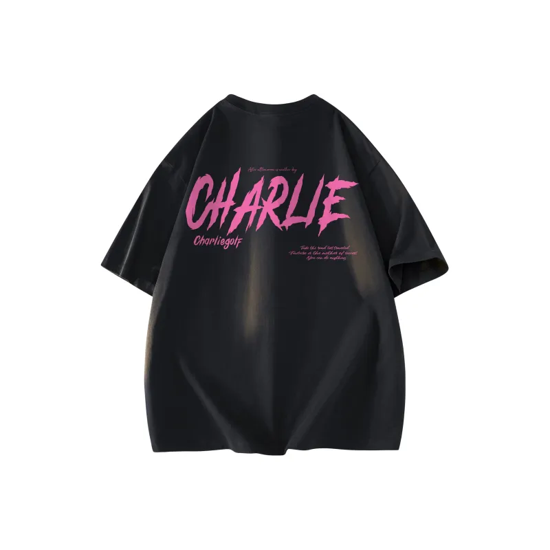CHARLIE GOLF T Shirt Unisex Black-0