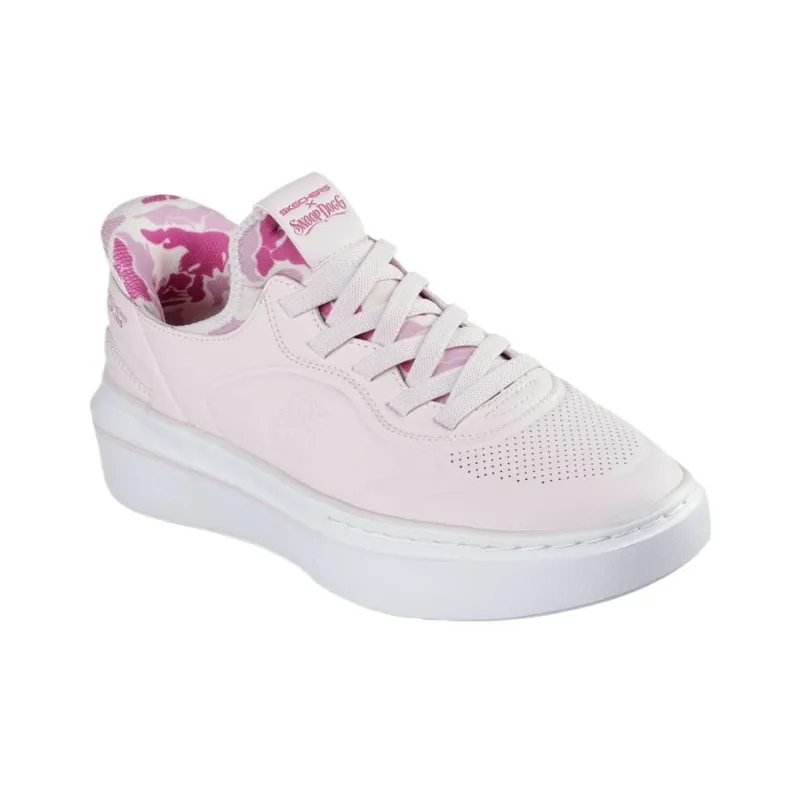 Snoop Dogg x Skechers Snoop One Waterproof, Cushioning, And Breathable Low Top Skateboard Shoes Women's Pink-2
