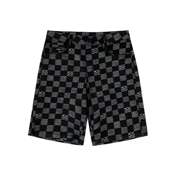 LESS IS MORE Denim Shorts Men's Black
