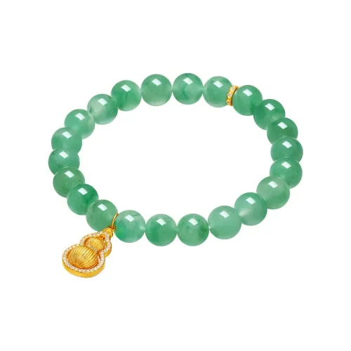 LIU GUI FU JEWELRY Natural African Emerald Bracelets Women's
