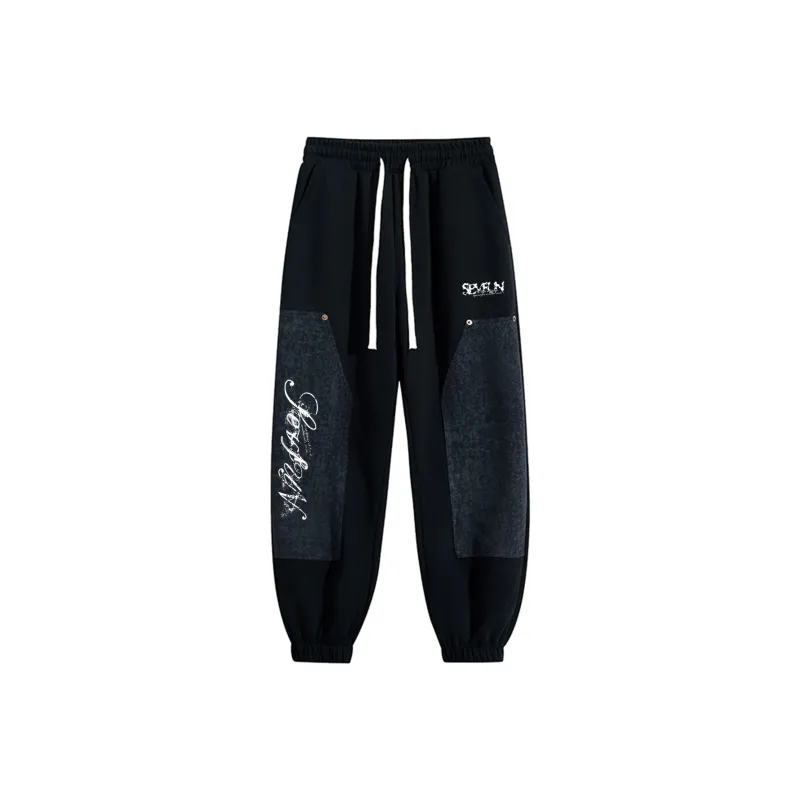 7 SEVFUN Casual Pants Unisex White-0