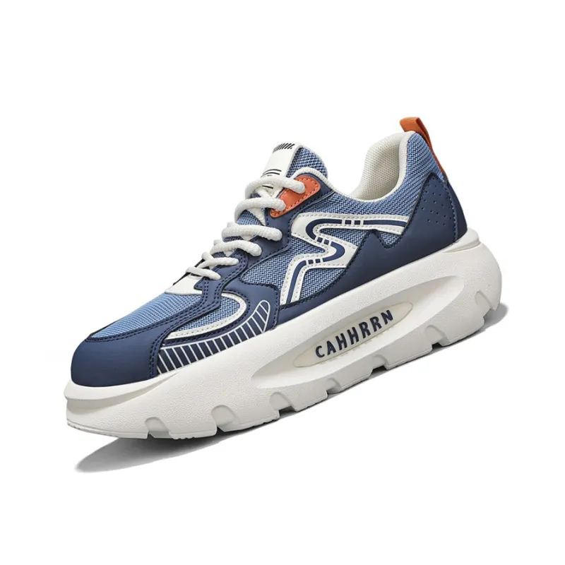 Frank Mully Abrasion Resistant Height Increasing Rebound Low Top Casual Shoes Men's-4