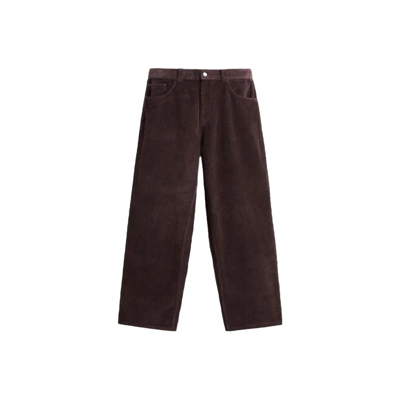 ZARA Casual Pants Men's Burgundy Red-0