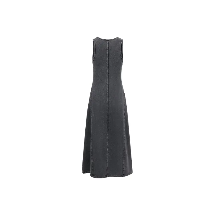 URBAN REVIVO Sleeveless Dress Women's Dark Gray-1