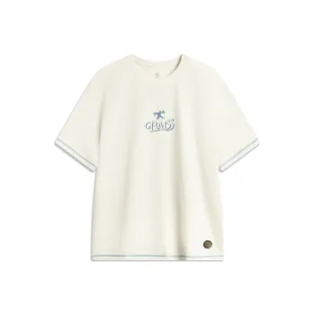 LiNing Basketball Collection T Shirt Men's Clam Pink Gray