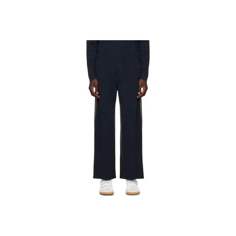 Lisa Yang Casual Pants Men's Marine Blue-0