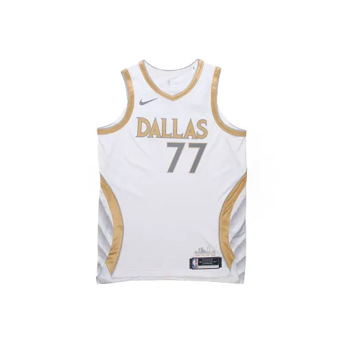 Nike Basketball Jerseys AU Player Edition 20 21 Season Dallas Mavericks Luka Doncic Size 77 Men's White