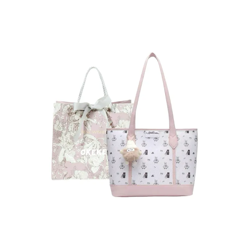 OKEKE PU Tote Bag, Shoulder Bag Unisex Multicolor-9