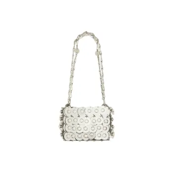 Paco Rabanne Polyester Shoulder Bag Women's Silver