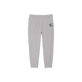 LACOSTE Casual Pants Unisex Gray Gray