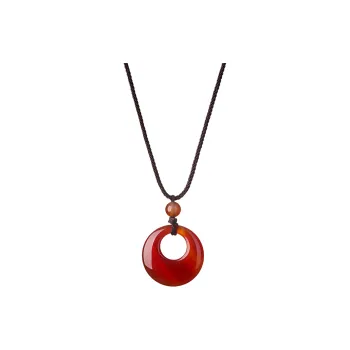 Stone Notes Agate Jade Necklaces Unisex