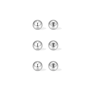 JOLLY NOTE Titanium Steel Stud Earrings Unisex