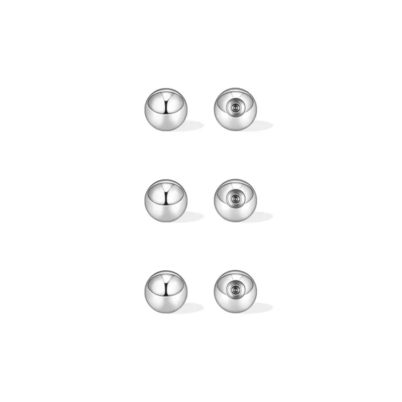 JOLLY NOTE Titanium Steel Stud Earrings Unisex-0