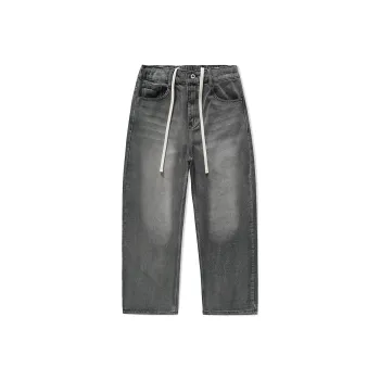EPTISON Jeans Men Black Gray Color