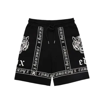 ED HARDY X Casual Shorts Unisex Black