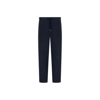 GIORGIO ARMANI Single pleat Linen canvas Trousers