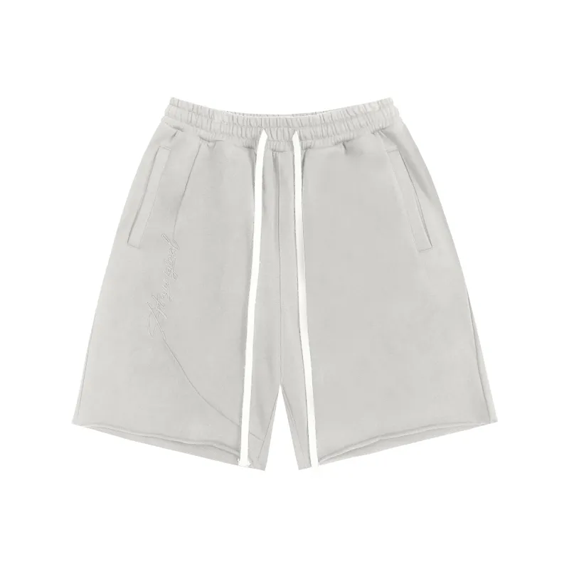 Atry Flower Body LOGO Series Casual Shorts Unisex Black-13