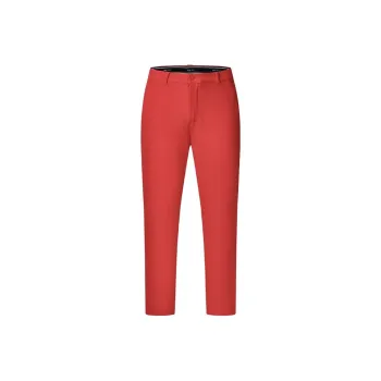 FILA Golf Series Casual Pants Men's Fluorescent Flame Red