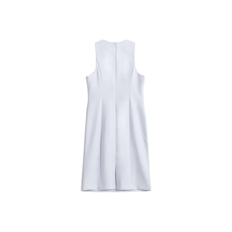 CLUB MONACO Sleeveless Dress Women's Light Blue-1