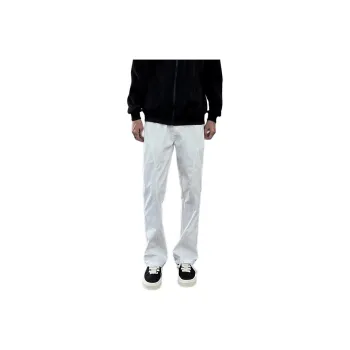 DARK HORSE Casual Pants Unisex Green Onion White