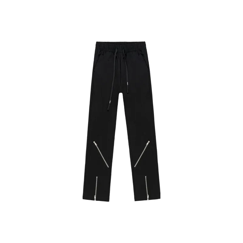 PILOTDRAGON Casual Pants Men Black-0
