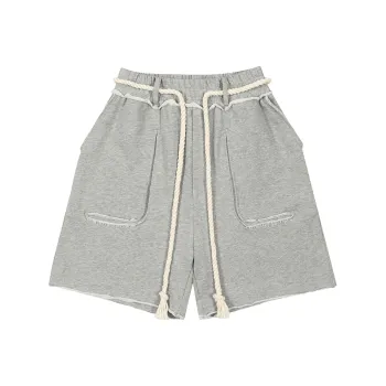 LOSTCTRL Casual Shorts Unisex Gray