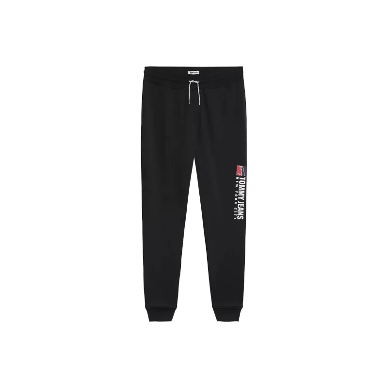 Tommy Hilfiger Big And Tall Slim Fit NYC Sweatpant Casual Pants Men's Black-0