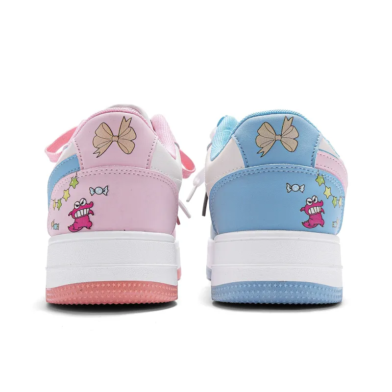 Crayon Shinchan Anti Slip Wear Resistant Low Top Skateboard Shoes Unisex-4