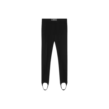 VERSACE Logo waistband Leggings