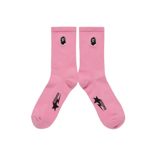 A BATHING APE Unisex Mid Calf Socks