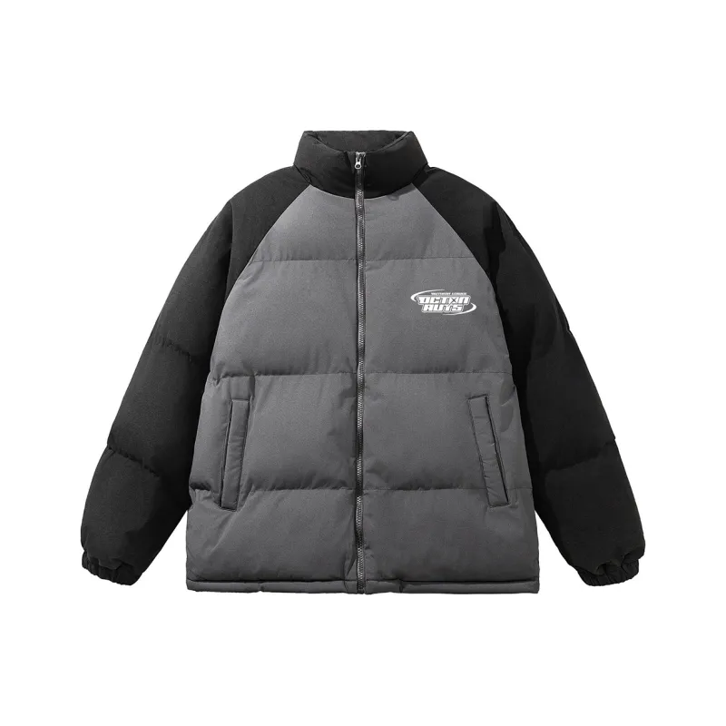 Small Columns Under The Sea Puffer Jacket Unisex-8