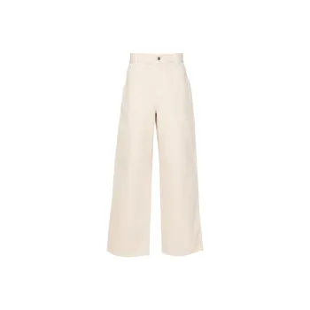 Burberry Equestrian Knight embroidered Loose Jeans