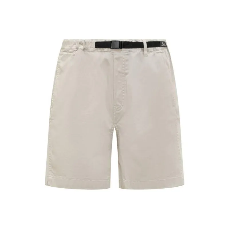 WOOLRICH Belted Waist Bermuda Shorts-0