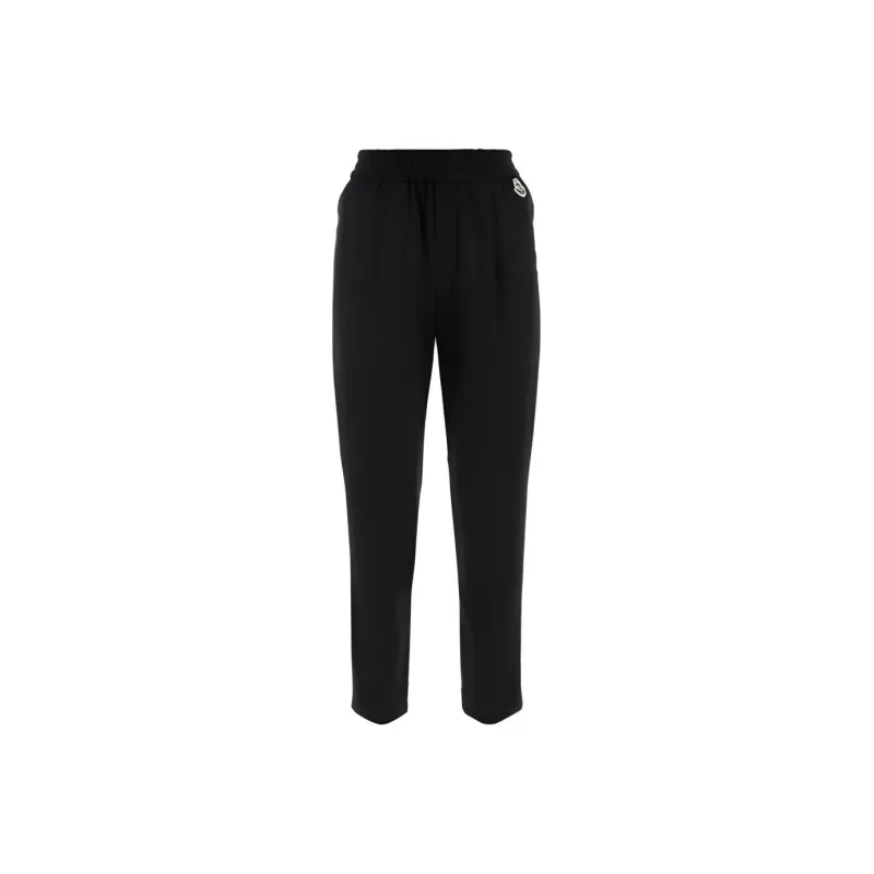 Moncler Logo Patch Elastic Waist Pants-0