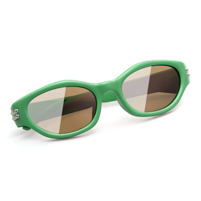 PULAIS TR/Memory Plastic Cat Eye Sunglasses Unisex-1