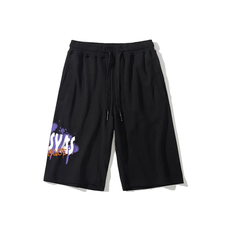 SANSYAS Casual Shorts Unisex Black-0